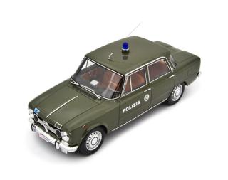 Alfa Romeo Giulia Super 1969 Polizia stradale VERDE MILITARE Laudoracing 1:18 Resinemodell (Türen, Motorhaube... nicht zu öffnen!)